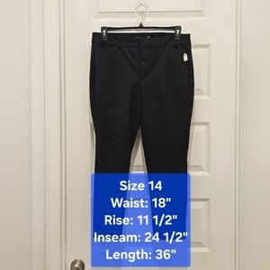 Old Navy Women's High-Rise Pixie Ankle Pants, EUC, Size 14